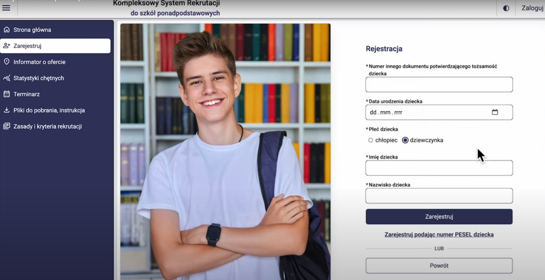 Terminy składania wniosków w rekrutacji elektronicznej do szkół ponadpodstawowych