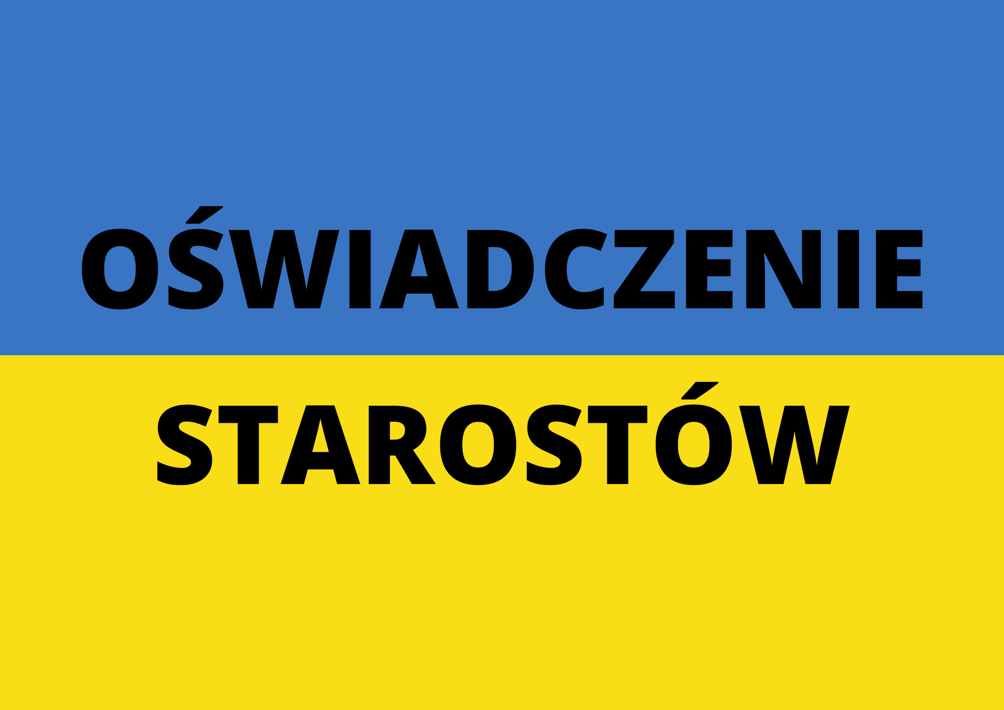 oświadczenie