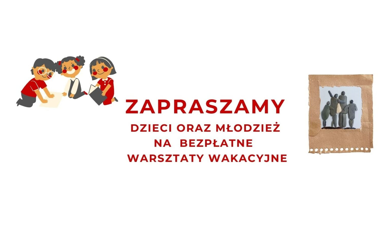 Zaproszenie na warsztaty dla dzieci i młodzieży w Muzeum Pamięci.