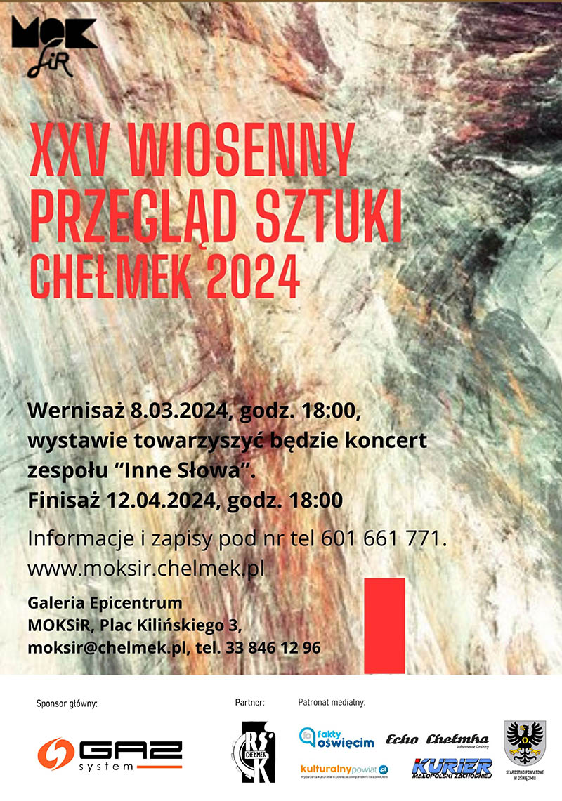 Wiosenny Przegląd Sztuki ze wsparciem Powiatu Oświęcimskiego