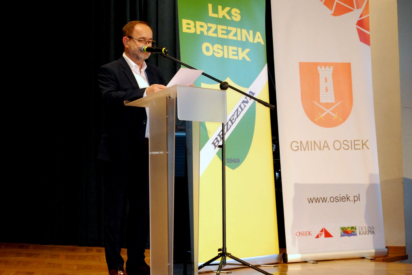 Głos zabiera członek zarządu powiatu Jerzy Mieszczak