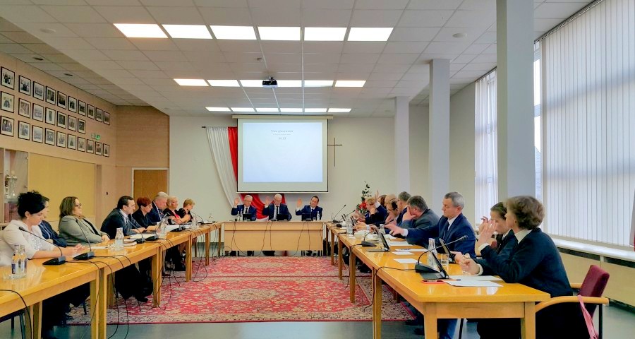 Obrady Rady Miejskiej w Chełmku