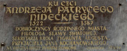 Andrzej Patrycy Nidecki (1522-1587)