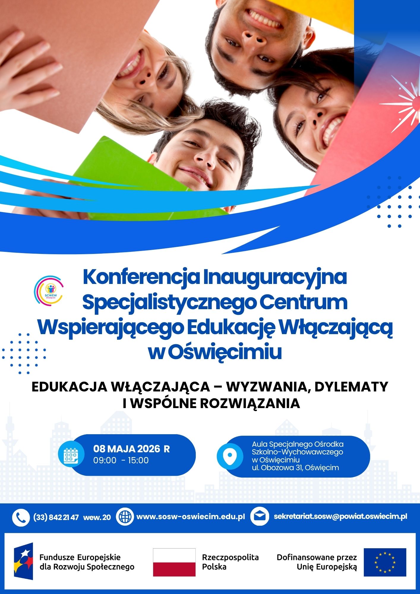 Plakat informujący o konferencji