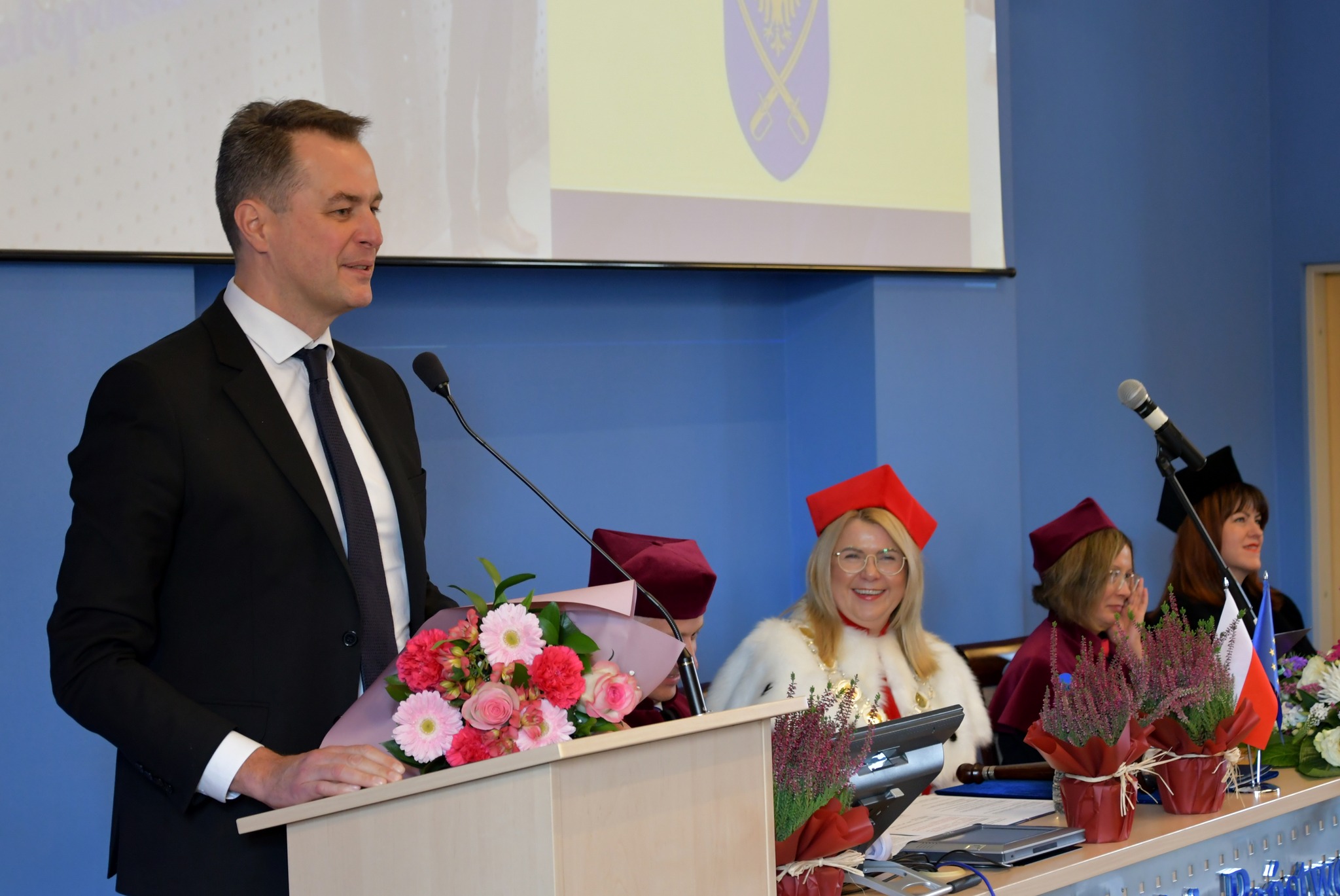 Przemowa starosty podczas inauguracji roku akademickiego na oświęcimskiej uczelni