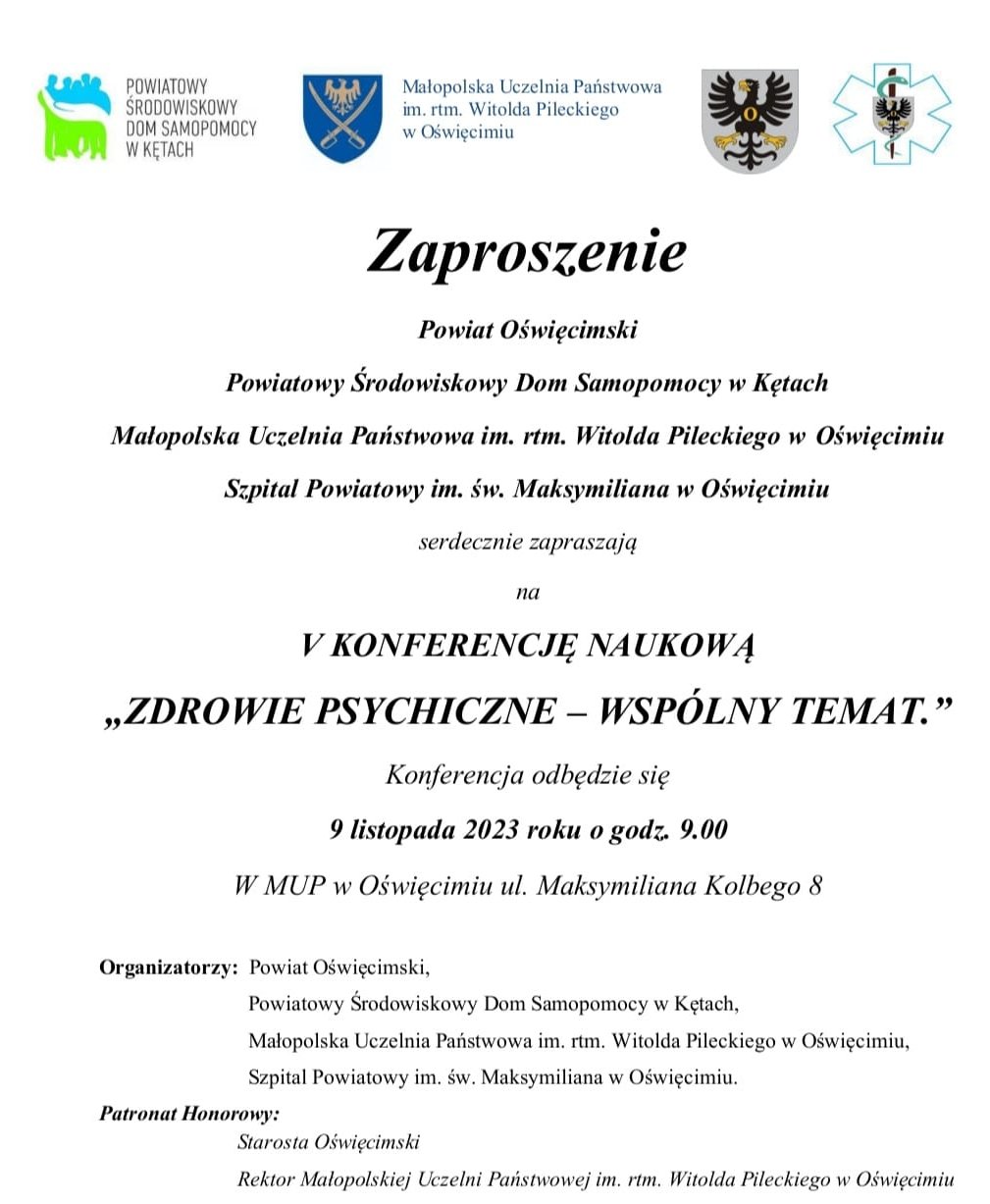 Informacja o konferencji wraz z listą organizatorów