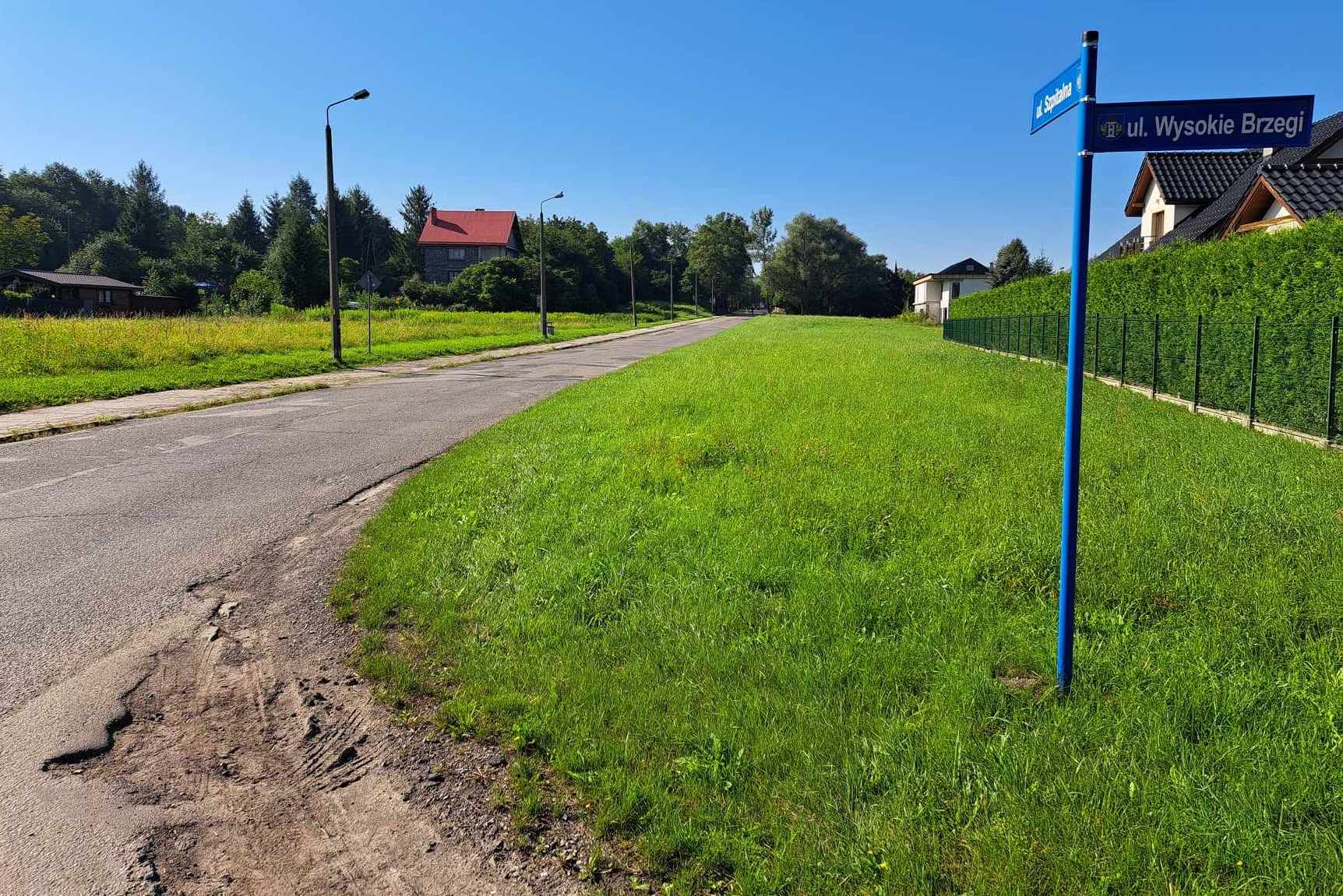 Skrzyżowanie dróg ul. Szpitalnej i Wysokie Brzegi w Oświęcimiu