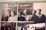 Archiwalne zdjęcie szóstki uczniów &amp;quot;Konara&amp;quot; z 1946 roku.