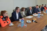 Podpisanie umowy o współpracy między szpitalem a powiatową Szóstką
