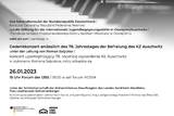 Program koncertu w Międzynarodowym Domu Spotkań Młodzieży w Oświęcimiu