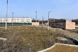 Widok na stan obecny budowy kompleksu sportowego przy powiatowym Chemiku