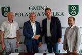 Podpisanie umowy w Urzędzie Gminy w Polance Wielkiej 