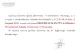 Grafika z informacją o wstrzymaniu planowego przyjęcia do szpitalnych oddziałów wewnętrznych