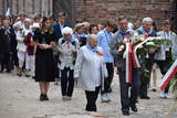 Uroczystości rocznicowe na terenie byłego KL Auschwitz.