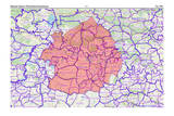 Mapa występowania ptasiej grypy w Małopolsce