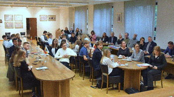 Obraz główny aktualności o tytule Spotkanie młodzieżowych rad z partnerskich powiatów 