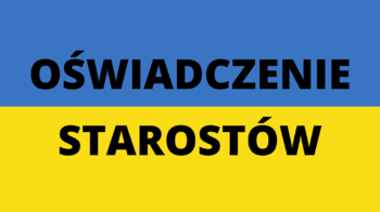 Obraz główny aktualności o tytule Oświadczenie starostów 