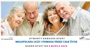 Obraz główny aktualności o tytule Wsparcie edukacyjne i społeczne osób starszych 