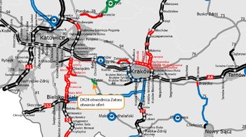 Obraz główny aktualności o tytule Budowa obwodnicy Zatora coraz bliżej 