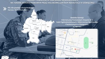 Obraz główny aktualności o tytule Kwalifikacja wojskowa 2024 bez tajemnic 