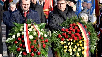 Obraz główny aktualności o tytule Obchody 75. rocznicy wyzwolenia KL Auschwitz-Birkenau i Oświęcimia 