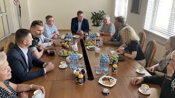 Obraz główny aktualności o tytule Wizyta delegacji z zaprzyjaźnionego Powiatu Dachau 