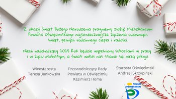 Obraz główny aktualności o tytule Życzenia Świąteczne 