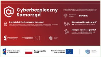 Obraz główny aktualności o tytule Ponad 930 tys. zł na podniesienie cyberbezpieczeństwa 