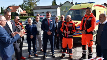 Obraz główny aktualności o tytule Nowy ambulans dla pacjentów z Gminy Zator 