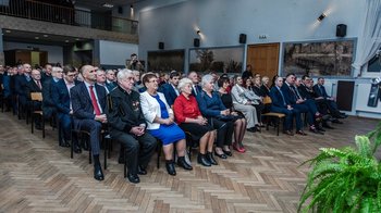 Obraz główny aktualności o tytule Spotkanie noworoczne w Grojcu z udziałem władz Powiatu Oświęcimskiego 
