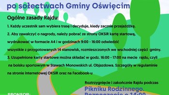 Obraz główny aktualności o tytule Poznajemy Gminę. Rajd rowerowy po sołectwach Gminy Oświęcim 