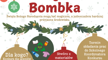 Obraz główny aktualności o tytule Ekologiczna bombka 