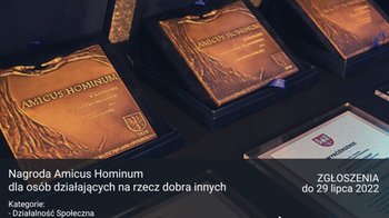 Obraz główny aktualności o tytule Zgłoś kandydata do nagrody Amicus Hominum 