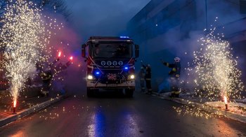 Obraz główny aktualności o tytule Nowy wóz dla Ochotniczej Straży Pożarnej w Jawiszowicach 