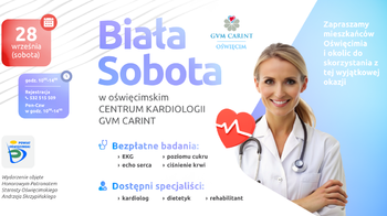 Obraz główny aktualności o tytule Biała Sobota w GVM Carint. Bezpłatne badania i porady specjalistów 