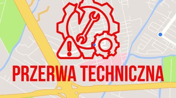 Obraz główny aktualności o tytule Przerwa techniczna usługi WMS i WFS Powiatu Oświęcimskiego 