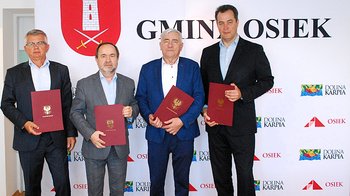 Obraz główny aktualności o tytule Rozbudowa ul. Beskidzkiej w Osieku 