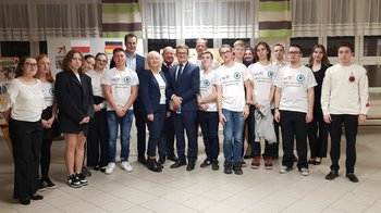 Obraz główny aktualności o tytule Trzydzieści lat wymiany polsko-niemieckiej w  powiatowym „Koperniku” 