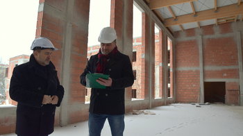 Obraz główny aktualności o tytule Sala gimnastyczna SOSW rośnie w oczach 