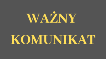 Obraz główny aktualności o tytule Informacja dla klientów starostwa i wydziałów zamiejscowych 