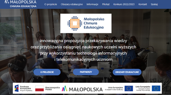 Obraz główny aktualności o tytule Zakup sprzętu informatycznego w ramach Małopolskiej Chmury Edukacyjnej 
