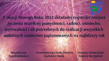 Obraz główny aktualności o tytule Życzenia noworoczne 