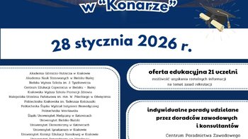 Obraz główny aktualności o tytule Jeden dzień, wiele możliwości – Targi Akademickie w „Konarze” 