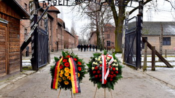 Obraz główny aktualności o tytule Program obchodów 78. rocznicy wyzwolenia KL Auschwitz i oswobodzenia Oświęcimia 