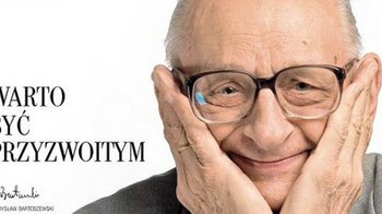 Obraz główny aktualności o tytule „Warto być przyzwoitym”. Sesja edukacyjna w 100. rocznicę urodzin Władysława Bartoszewskiego 